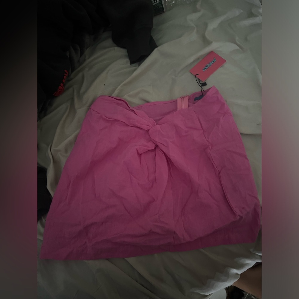 Edikted pink mini skirt